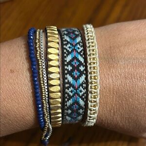 Stella & Dot Vista boho Wrap Bracelet